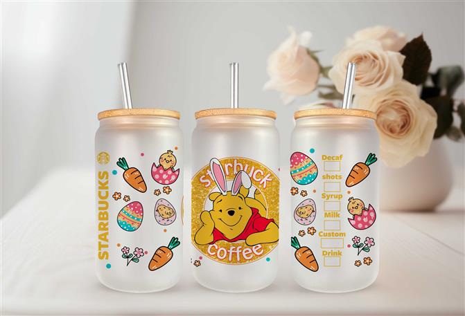 Starbucks Coffee Easter Pooh